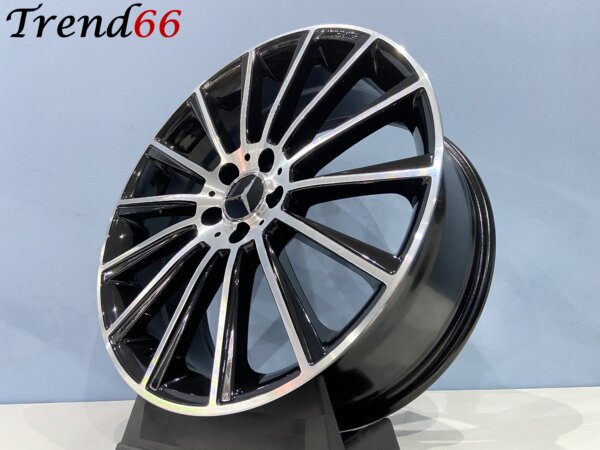 IMG_9162 18 Inch Velgen 5x112- Multispaak AMG Look Velgen Zwart Gepolijst