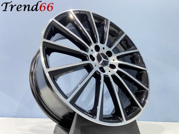 IMG_9163 18 Inch Velgen 5x112- Multispaak AMG Look Velgen Zwart Gepolijst