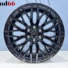 IMG_9187 18 Inch 6x120 Velgen Set Hoogglans Zwart Ford Transit Custom Vw Transporter 2025 + Axe Look