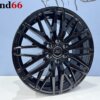 IMG_9189 18 Inch 6x120 Velgen Set Hoogglans Zwart Ford Transit Custom Vw Transporter 2025 + Axe Look