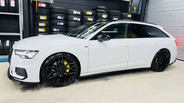 IMG_E1255 22 Inch 5x112 Vossen Look Velgen Set in Hoogglans Zwart
